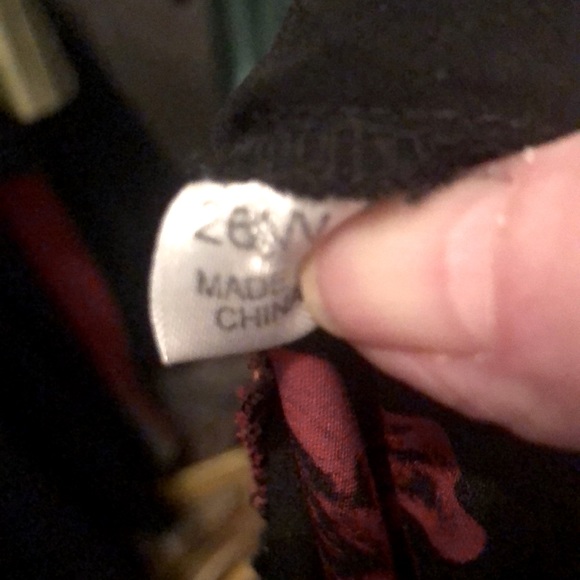 S feels like satan beautiful colors black and red  below  knee - Picture 1 of 3